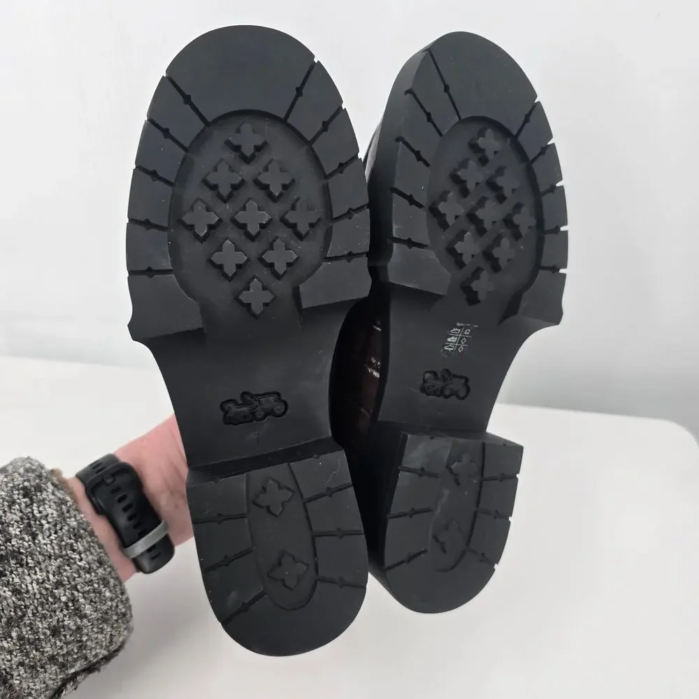 Coach leah croc